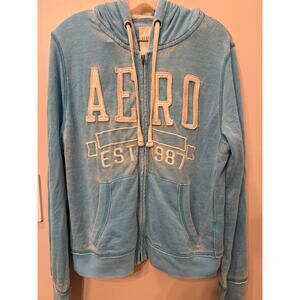Aeropostale glitter embroidery hoodie